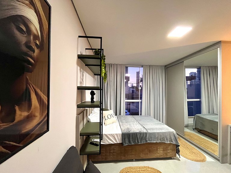 Loft Elegante & Confortável Unipraias