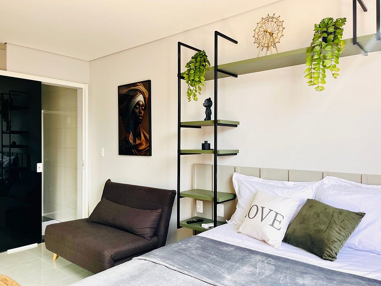 Loft Elegante & Confortável Unipraias