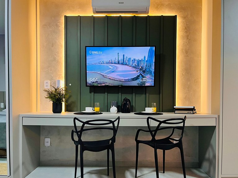 Loft Elegante & Confortável Unipraias