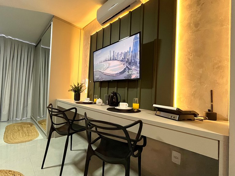 Loft Elegante & Confortável Unipraias