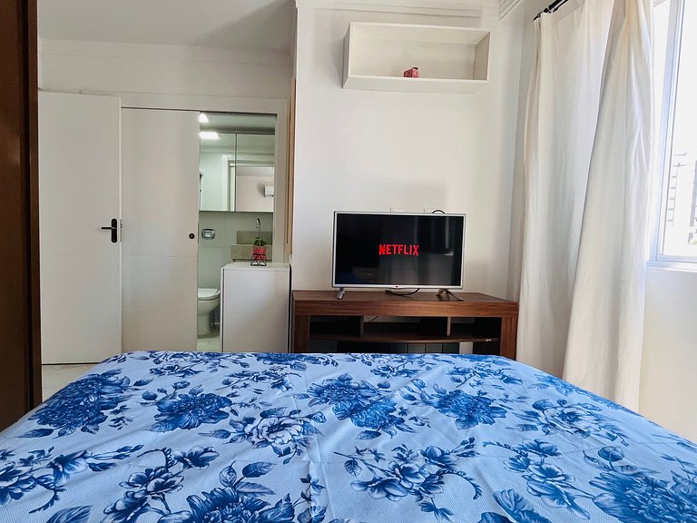 Apê Central 2 Quartos com Tv e AC Av Brasil