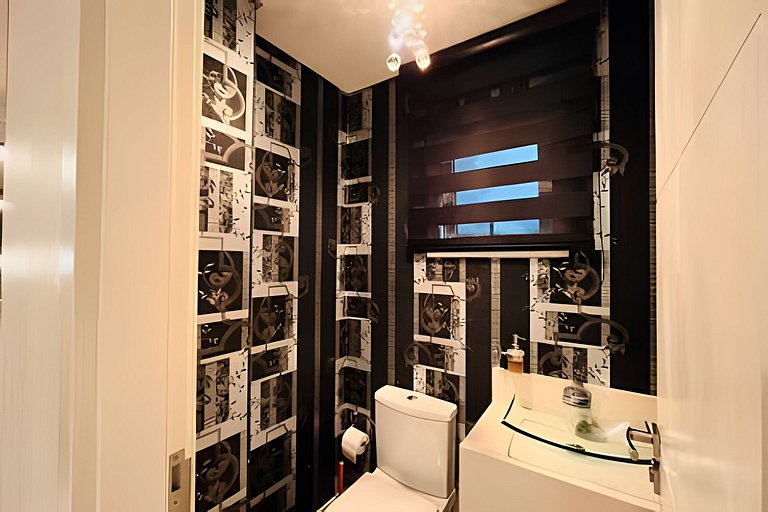 2Q Belleville Decorado Completo com Churrasqueira