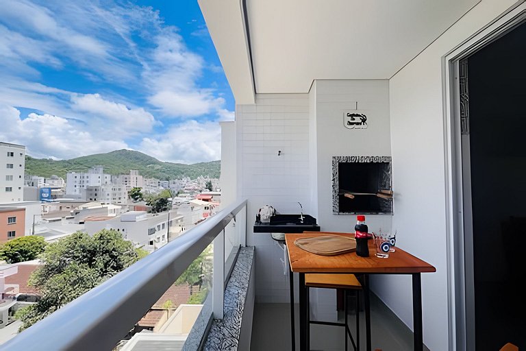 Apartamento 1 quarto com sacada Locação Flexível