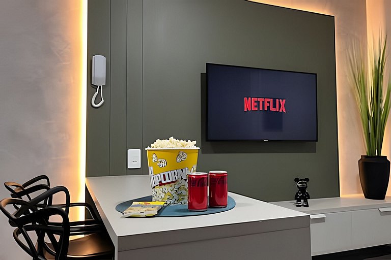 Loft da Barra Netflix & Pipoca |MA204