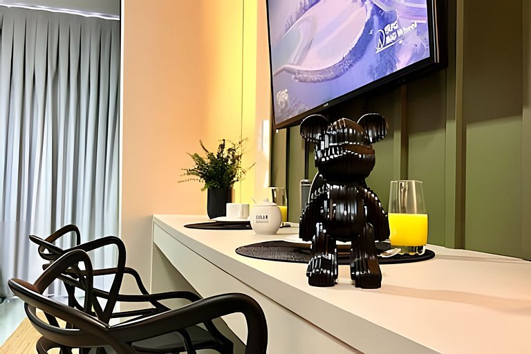 Loft Elegante & Confortável Unipraias |MA191