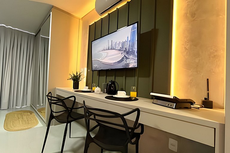 Loft Elegante & Confortável Unipraias |MA191