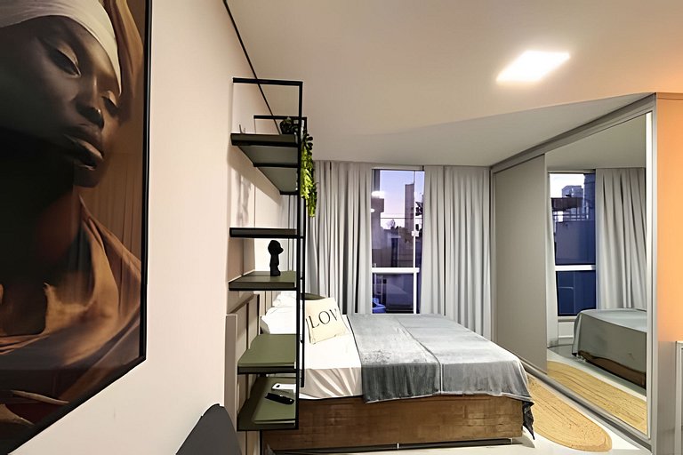 Loft Elegante & Confortável Unipraias |MA191