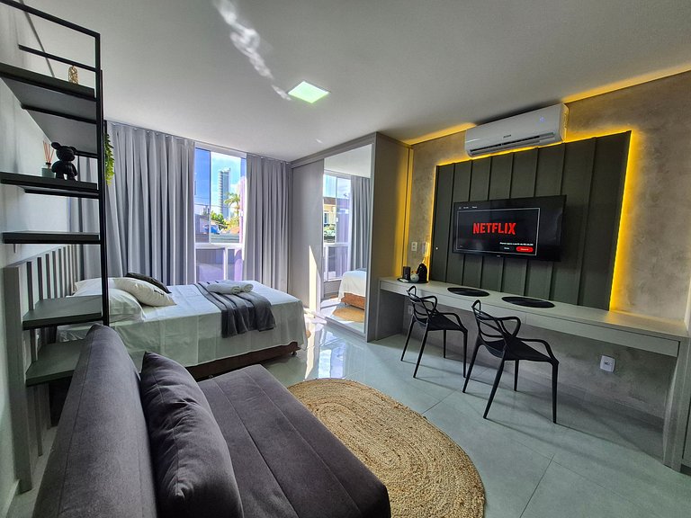 Loft Elegante & Confortável Unipraias |MA191