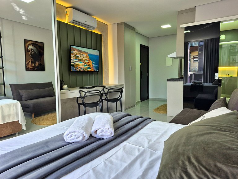 Loft Elegante & Confortável Unipraias |MA191