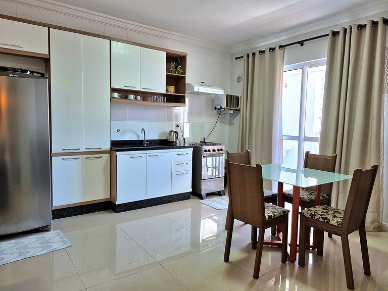 Apartamento 1 quarto com sacada Locação Flexível