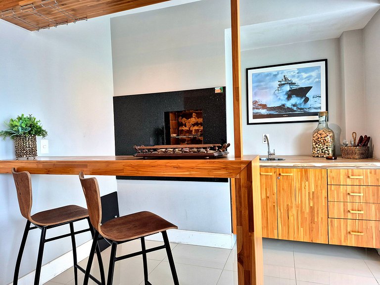 Portinari Charmoso Área Gourmet 3 Q |MA192
