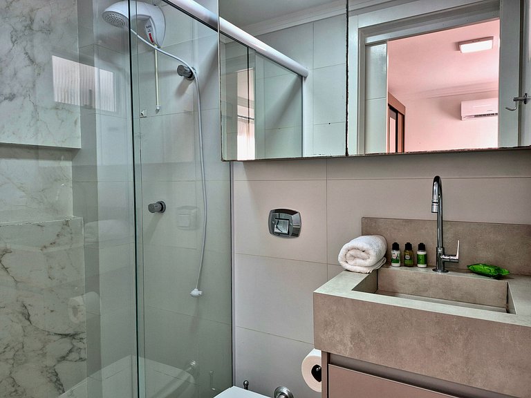 2 Quartos Aconchegante 100m da Praia Central|MA197
