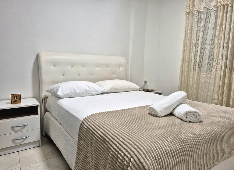 2 Quartos Aconchegante 100m da Praia Central|MA197