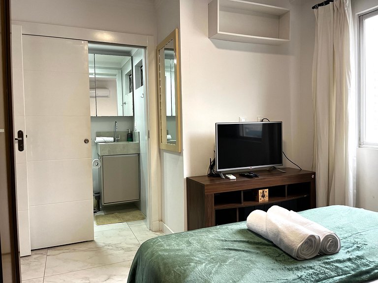 2 Quartos Aconchegante 100m da Praia Central|MA197