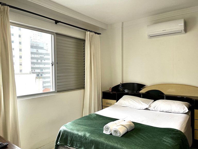 2 Quartos Aconchegante 100m da Praia Central|MA197