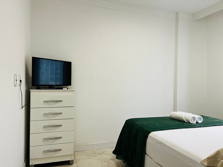 2 Quartos Aconchegante 100m da Praia Central|MA197