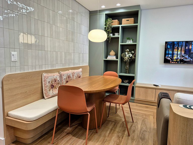 Burle Marx Design |80m da Praia 2Q Av Brasil|MA239