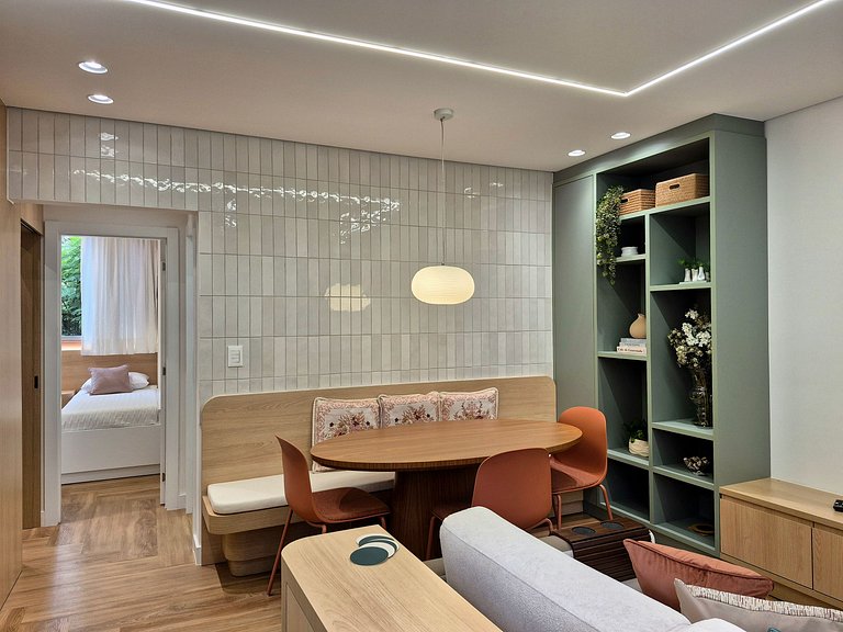 Burle Marx Design |80m da Praia 2Q Av Brasil|MA239