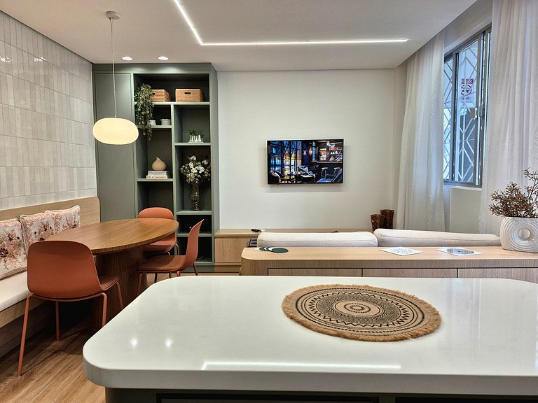 Burle Marx Design |80m da Praia 2Q Av Brasil|MA239
